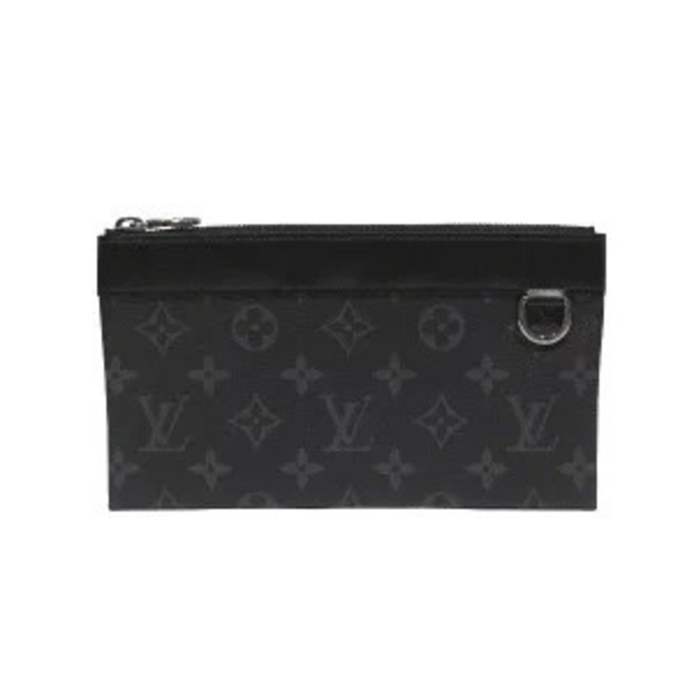 Louis Vuitton Monogram Eclipse Black Pochette Discovery Bag Clutch